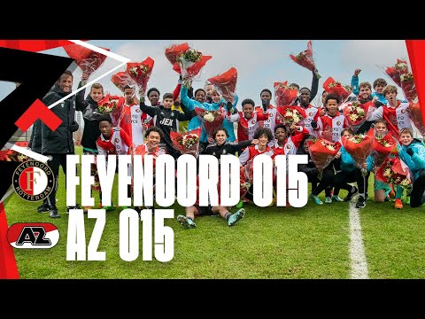 Last minute winner & winter champion! | Highlights Feyenoord O15 - AZ O15 | FA 2022-2023