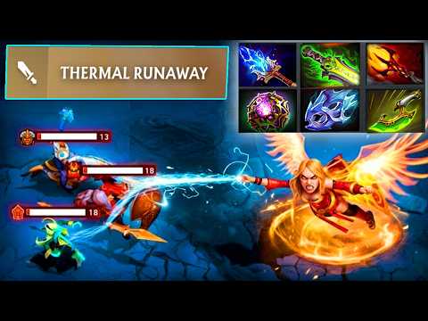 Lina Mid Carry 1v5 – One Shot Combo Deletes Everyone! 🔥