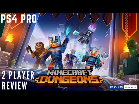 Insane Co-op Mayhem! Minecraft Dungeons PS4 Review