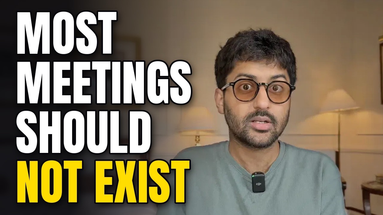 Most Meetings Should Not Exist