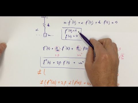 *** Laplace transformation Part 3, mechanical vibration