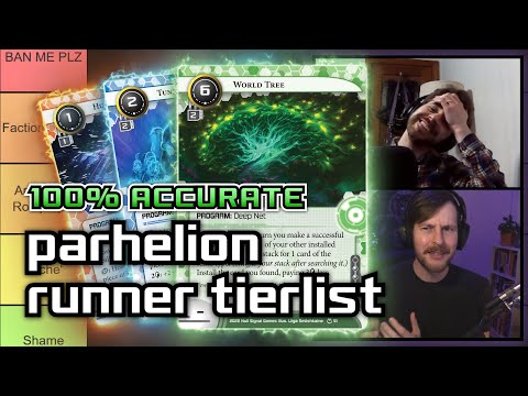 The Definitive Parhelion Runner Tier List - with YsengrinSC - Android: Netrunner