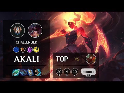 Akali Top vs Wukong - EUW Challenger Patch 10.12
