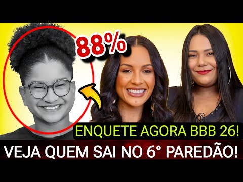 BBB 26: UOL POLL UPDATED NOW SHOWS WHO WILL LEAVE IN THE 6TH ELIMINATION ROUND: CHAIANY, MAXIANE ...
