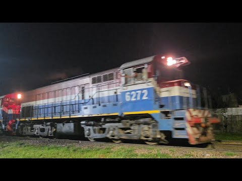 [4K] Tren cargado de NCA con destino a Rosario pasando por Marcos Juárez!!!!!!