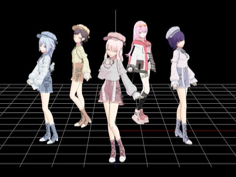 IDSMILE MMD All Members Mirror Dance Practice Project Sekai アイディスマイル