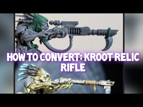 NEW TAU CODEX: Kitbashing the Kroot Relic Sniper (Ka'Chak'Tarr)