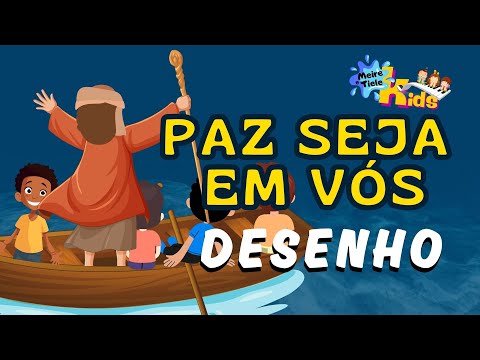 DESENHO: HINO PAZ SEJA EM VÓS  - Meire e Tiele
