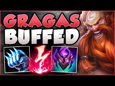 WTF! RIOT 100% OVERBUFFED GRAGAS WITH THESE NEW BUFFS! GRAGAS TOP GAMEPLAY! - League of Legends