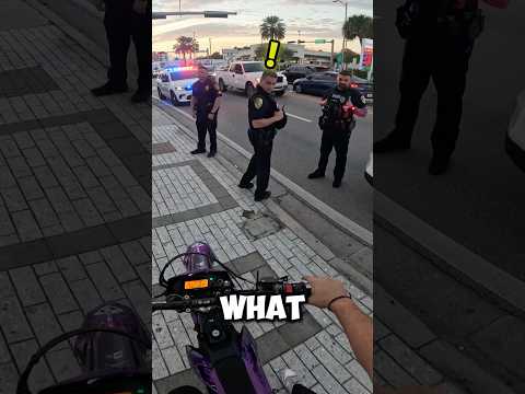 This COP Liked My E-Bike😎 #shorts