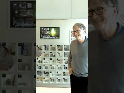Bill Gates Wall of Periodic Table! 😳 #shorts
