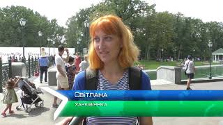 Озеро у саду Шевченка заполонили любителі плавання
