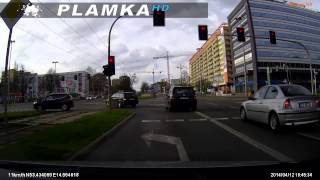 preview picture of video 'PlamkaHD - Rejestrator ignorowanie znaków, sygnalizacji świetlnej [mix001]'
