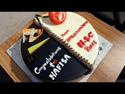 Congratulatory cake for Nafisa 