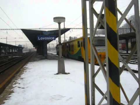 Příjezd vlaku Os 16111 - Lovosice
