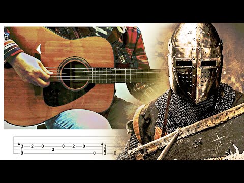 The Crusaders [Medieval melody] Guitar Lesson w/ Tabs!