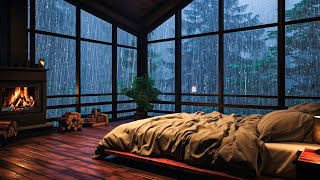 Sounds of Rain and Thunder outside the Window for Deep Sleep - Study, Relax, improve insomnia