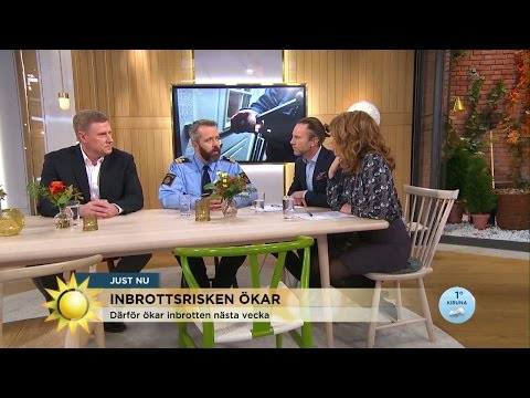 Så tar tjuvarna sig in på höstlovet - Nyhetsmorgon (TV4)