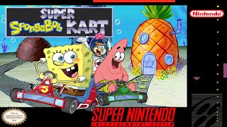 Super SpongeBob Kart - Hack of Super Mario Kart [SNES] HD