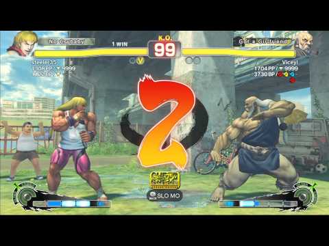 steeler35 (Ken) vs Viceyl (Gouken) Super Street Fighter 4 Arcade Edition (Endless)