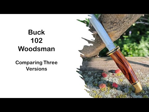 Buck 102 Woodsman Review and Comparison #Buck