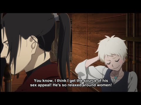 Fena: Pirate Princess (Fena and Yukimaru Cute and intense moment scene) 🤭