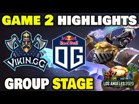 VIKIN.GG VS OG Game 2 Highlights ESL ONE Los Angeles 2020 Group Stage
