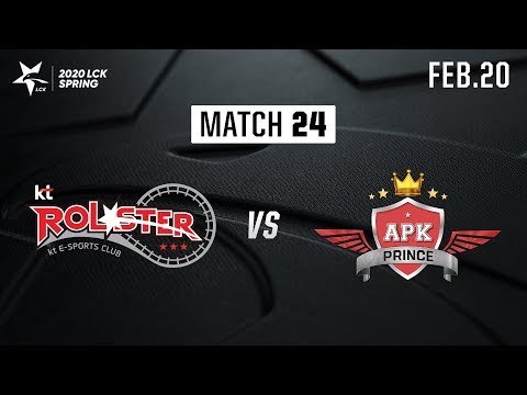 KT vs APK | Match24 H/L 02.20 | 2020 LCK Spring