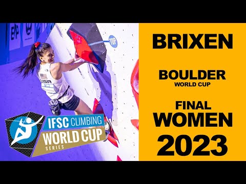 CUT 🚨 IFSC Finals Women Brixen 2023 | Bouldering World Cup