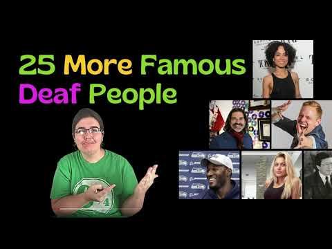 🧏🏽 25 MORE Famous Deaf People from Around the World (2)