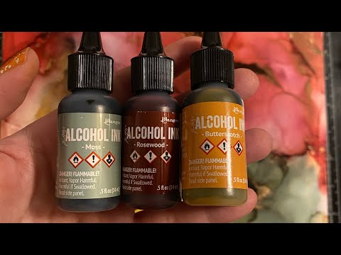 Alcohol Ink Art - Tim Holtz 🍁🍂