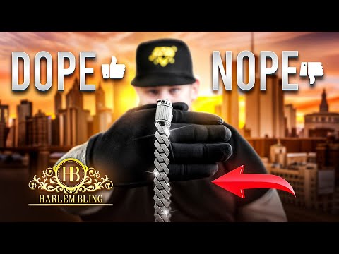 Harlem Bling 20mm Miami Cuban Link Prong Chain Review (440 Grams!) - DOPE 👍🏻 or NOPE 👎🏻 #jewelry