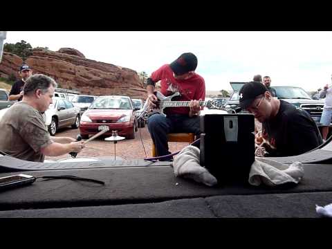 Prophets of Syrinx plays RUSH 2112 Temples of Syrinx in Red Rocks parking
