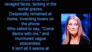Celine Dion - At Seventeen (with lyrics) at the Grammy Nominations