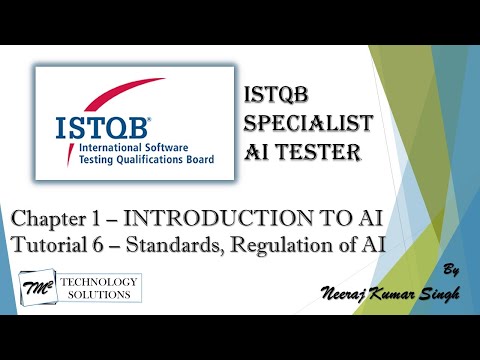 ISTQB AI Tester Introduction to the Course AI Tester Certification ISTQB Tutorials