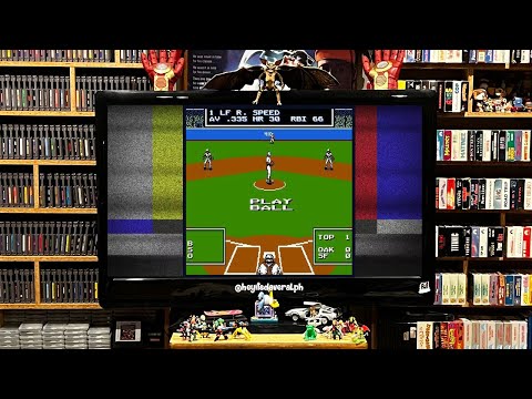 Roger Clemens MVP Baseball Opening Titles For NES