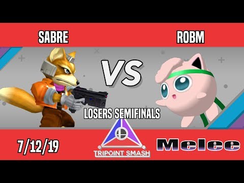 Tripoint Smash 68 - Losers Semifinals - SabrE(Fox) Vs. RobM(Jigglypuff)