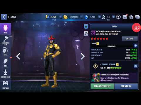 Shadowland Solo T1 Nova vs. Ghost Rider Boss Relay Floor 16 Marvel Future Fight﻿ ﻿