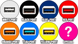 Every USB Port COLOR Explained in Detail