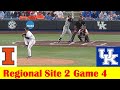 Illinois vs #2 Kentucky Baseball Highlights, 2024 NCAA Regional Site 2 Game 4