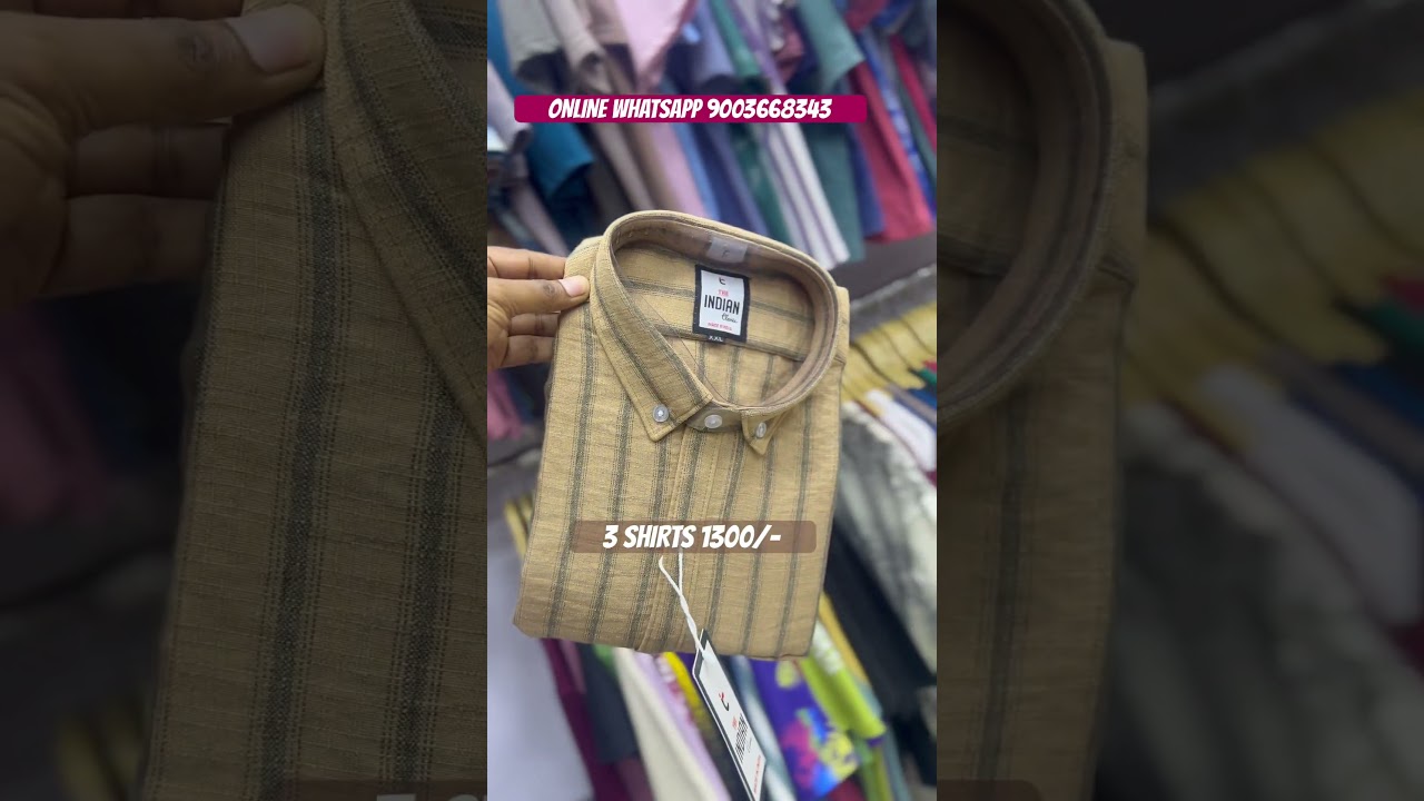 3 SHIRTS 1300/- only offer men’s wear online WHATSAPP 9003668343