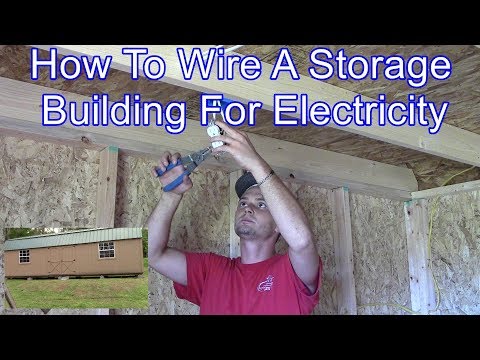 How To Wire A Storage Building For Electricity