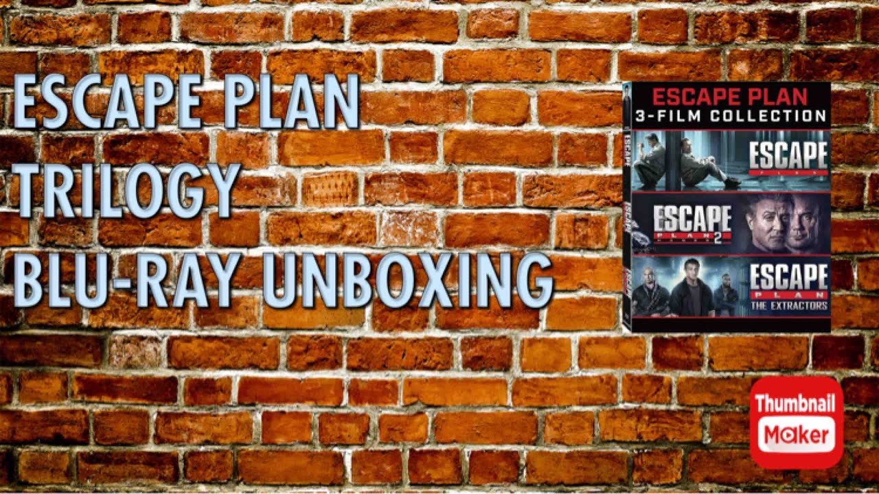 ESCAPE PLAN TRILOGY BLU-RAY UNBOXING