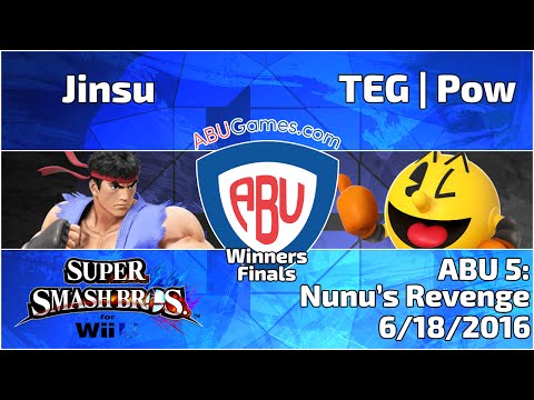 ABU Monthly 5: Jinsu (Ryu) vs. TEG | Pow (Pac-Man) - Smash 4 Singles Winners Finals