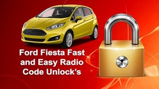 How To Unlock Ford Fiesta Radio Code Serial 6000CD/4500/6006CD