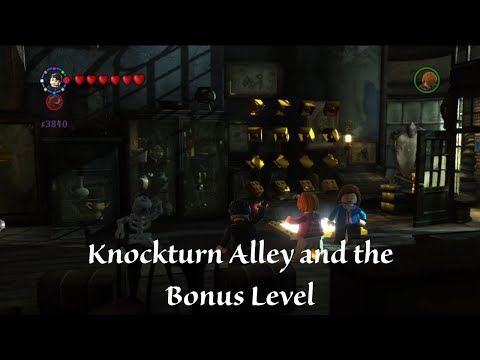 LEGO Harry Potter Years 5-7 Playthrough Part 62 - Knockturn Alley and the Bonus Level - Free Roam