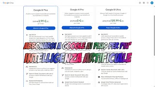 Abbonarsi a Google AI Plus, AI Pro e AI Ultra per avere più funzioni d