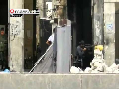 استهداف قوات النظام من قبل قناص تابع لكتيبة أبو بكر الصديق في السبع بحرات في مدينة حلب