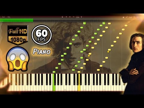 Franz Liszt - Etude 1 in C /étude - S. 136 - Study in twelve exercises - Piano tutorial, piano cover