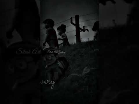 Aise Dhale Raat Re -  | SitaRamam |Cartoon version Nobita and Shizuka | Cartoon #shorts #status